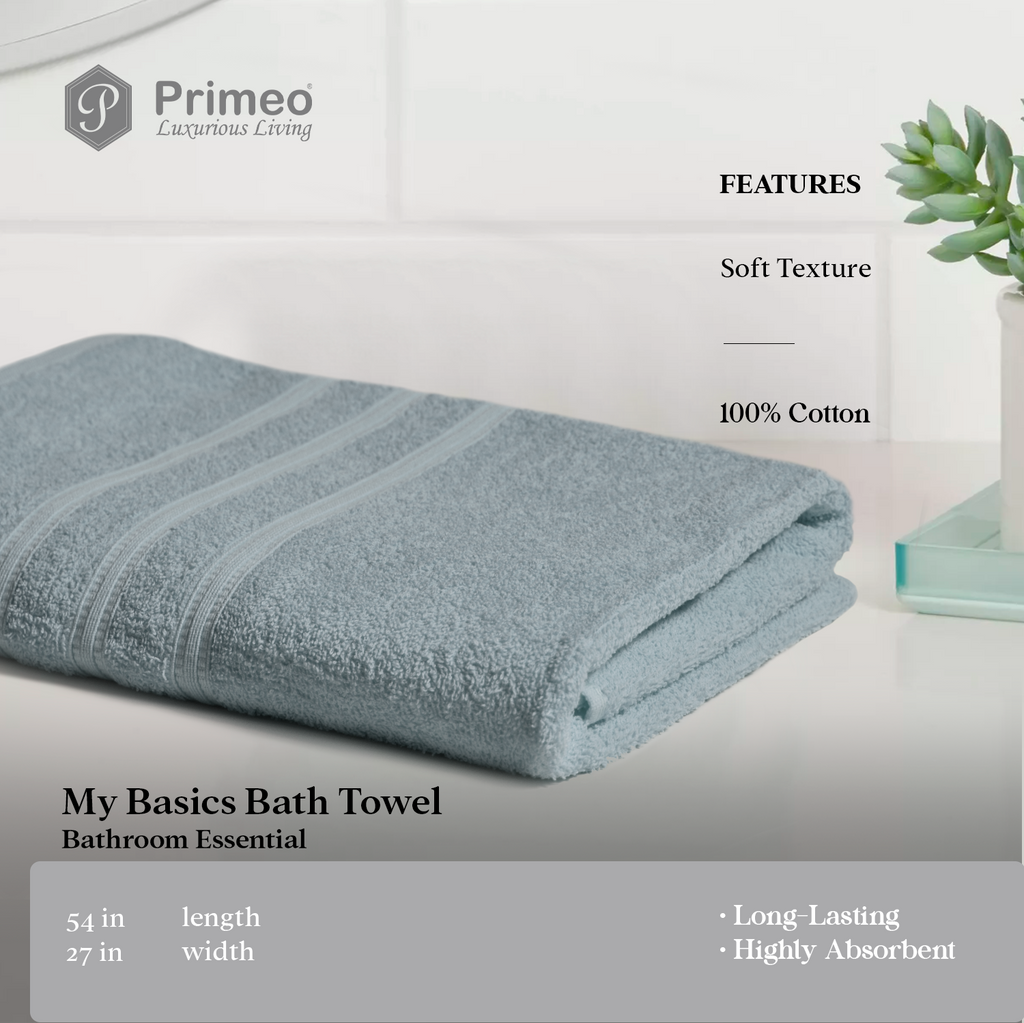 PRIMEO MY BASICS 100% Cotton Bath Towel