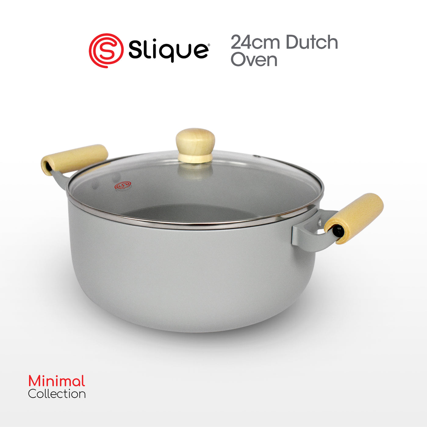 SLIQUE Premium Dutch Oven Pan 20/24cm Minimal Collection