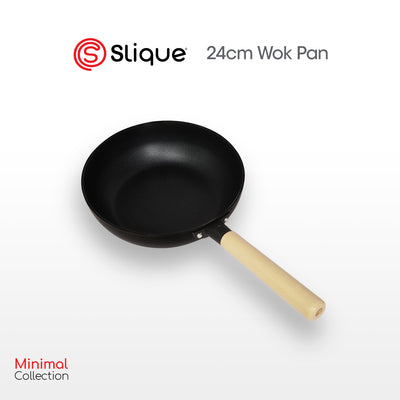 SLIQUE Premium Wok Pan 24cm/28cm Minimal Collection