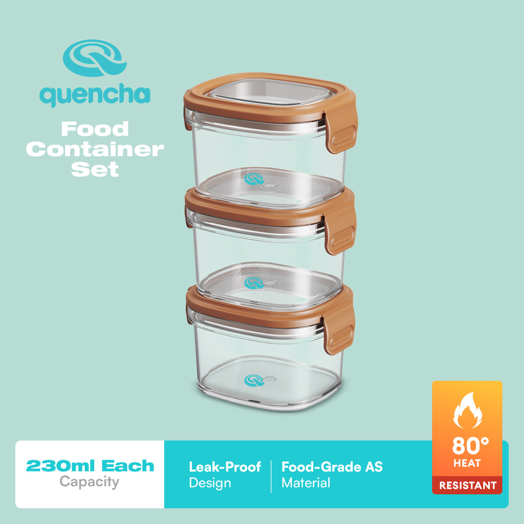 Quencha 230ml food storage container set