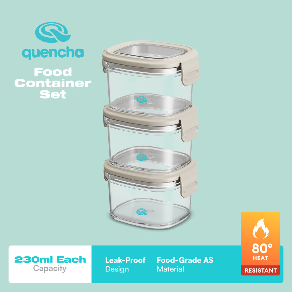 Quencha 230ml food storage container set