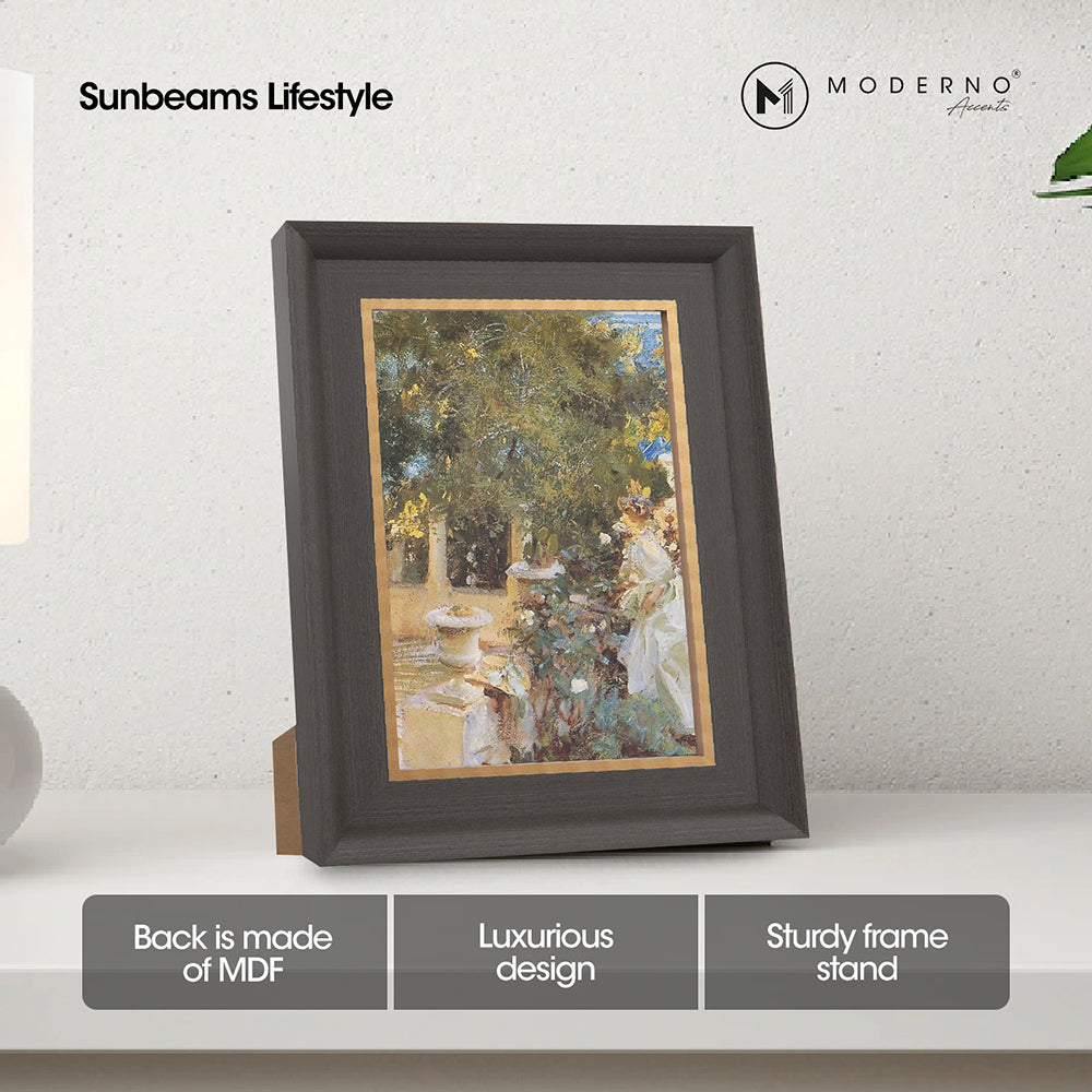 MODERNO Single Picture Frame - 2 Tone with Gold Side Photo Frame