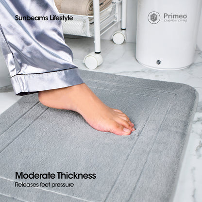 PRIMEO Premium Memory Foam Bathroom Mat