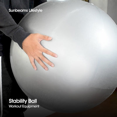 FITSPIRE Premium PVC Anti-Burst Stability Gym Ball w/o Pump Workout Equipment Amazing Gift Idea for Any Occasion!