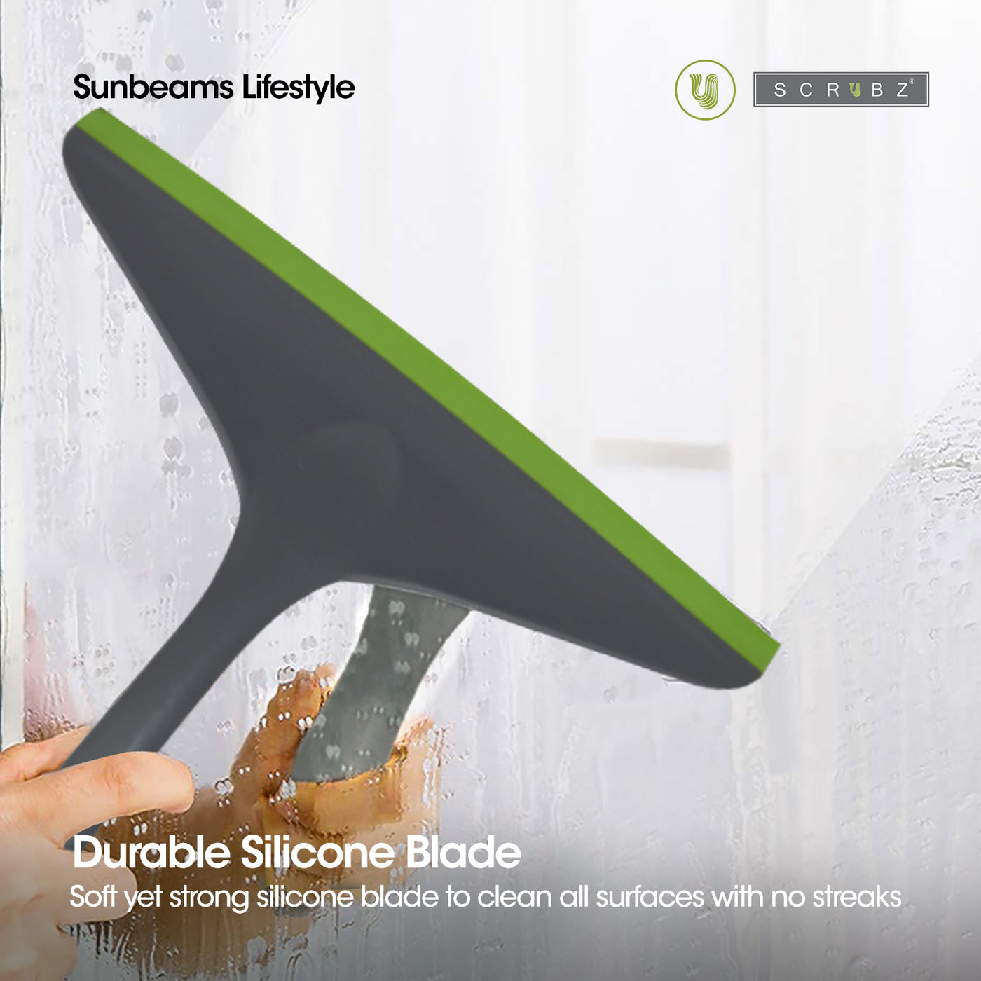 SCRUBZ Premium Shower Window Squeegee