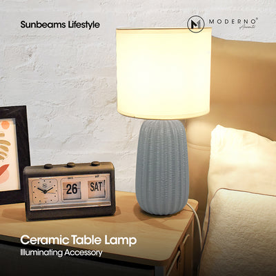 MODERNO Premium Ceramic Table Lamp Amazing Gift Ideas for Any Occasion!