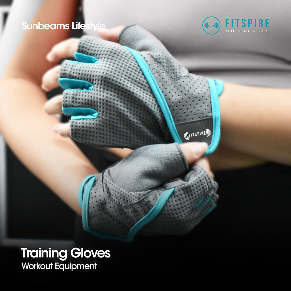 FITSPIRE Training Gloves Microfiber Exercise| Fitness| Home Gym| Workout Equipment| Yoga Amazing Gift Idea For Any Occasion!
