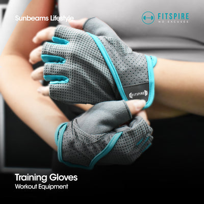 FITSPIRE Training Gloves Microfiber Exercise| Fitness| Home Gym| Workout Equipment| Yoga Amazing Gift Idea For Any Occasion!