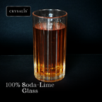 CRYSALIS Royalty Highball Glass 4pcs Set 390ml | 14oz