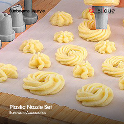 SLIQUE Premium Cake, Cupcake Icing & Decorating Nozzles Set of 25