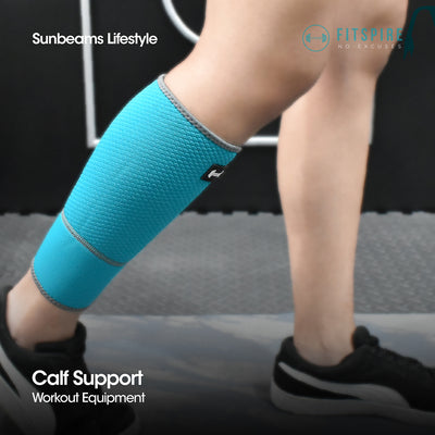 FITSPIRE Calf Support 70% Neoprene | 30% Nylon Exercise| Fitness| Home Gym| Workout Equipment| Yoga Amazing Gift Idea For Any Occasion!