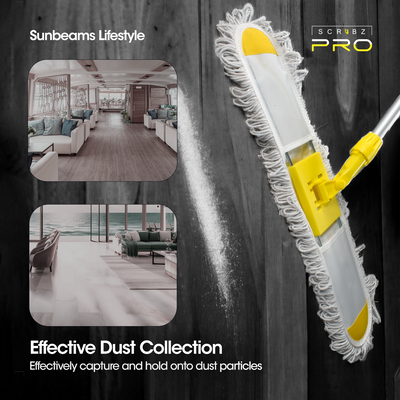 SCRUBZ Pro Dust Cotton Mop 24 inches, Floor mop