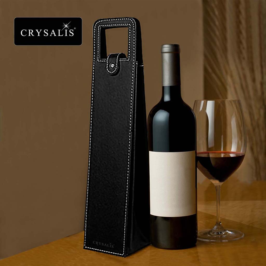 CRYSALIS Premium Wine Bag with Handle for 1 Bottle