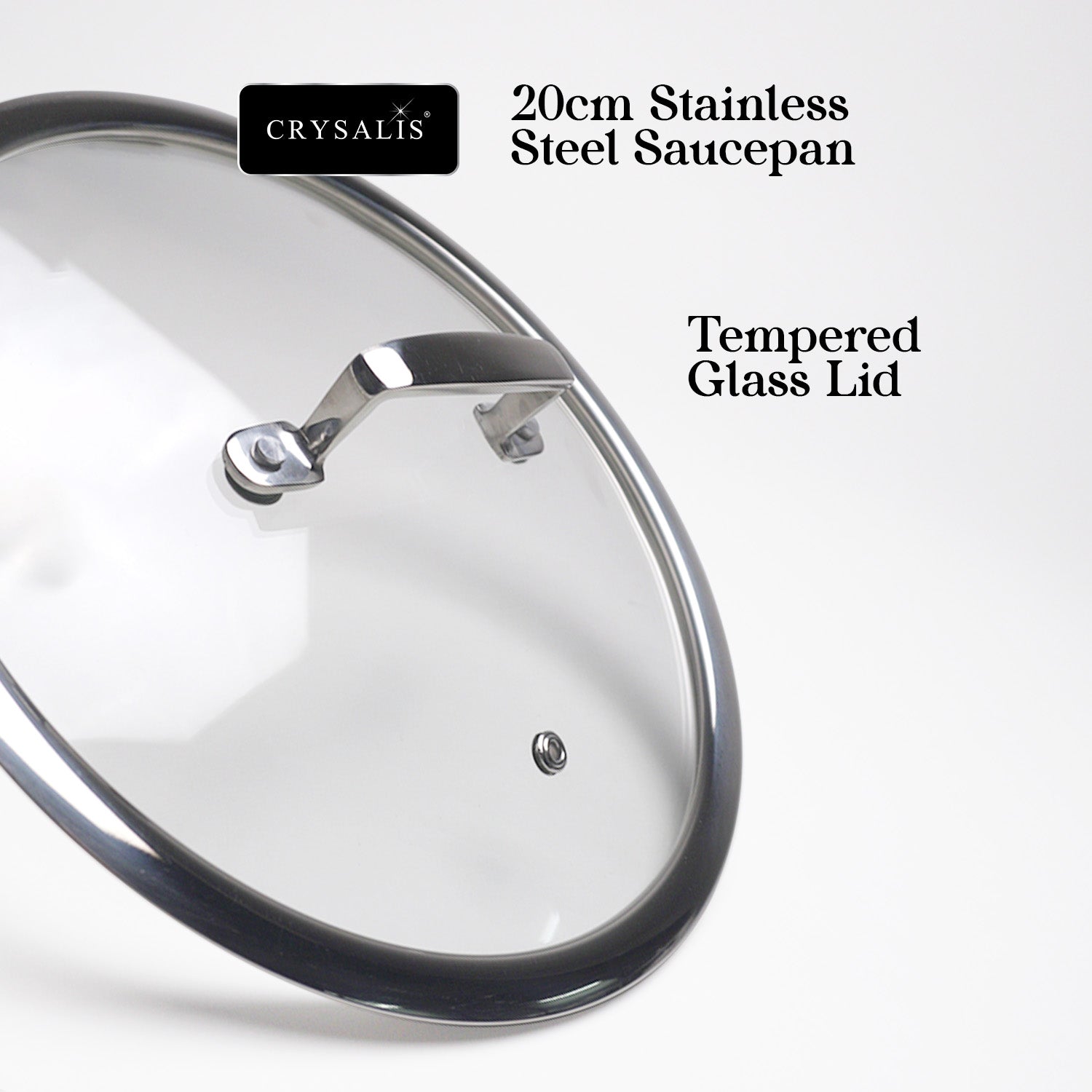 CRYSALIS INOX Stainless Steel Cookware Collection - Honeycomb Non-Stick Frypan, Saucepan, Dutch Oven, Wok Pan