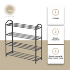 NEST DESIGN LAB Premium 4L Shoe Rack