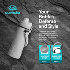 Quencha 18oz. & 37oz. Insulated Tumbler + Portable Cooling Fan – Perfect for Travel, Commute & Outdoors