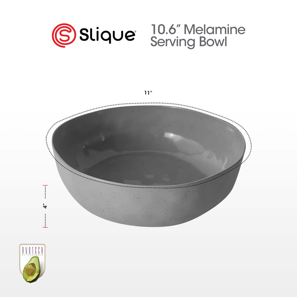 Slique Avotech Melamine Dinnerware Collection – Plates, Bowls, Tumblers & Spoon | Durable, Lightweight, BPA-Free