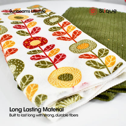 SLIQUE 100% Cotton Kitchen Towel Hand Towel