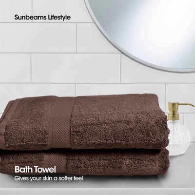 INFINITE by PRIMEO 100% Cotton Bath Towel Ring Spun 500gsm