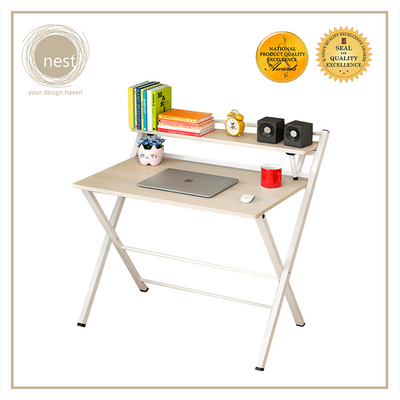 Nest Design Lab Premium | Heavy duty | Durable Working Desk 83.5 x 44.5 x 92.5cm Maple Amazing Gift Idea For Any Occasion!