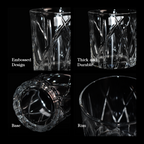 CRYSALIS Royalty Rock Glass 4pcs Set