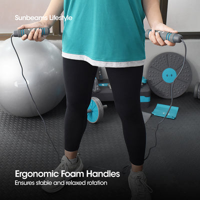 FITSPIRE Premium PP | PVC | Foam Jump Rope 275cm x 5mm | Exercise | Fitness | Home Gym | Workout Equipment | Yoga Amazing Gift Idea For Any Occasion!