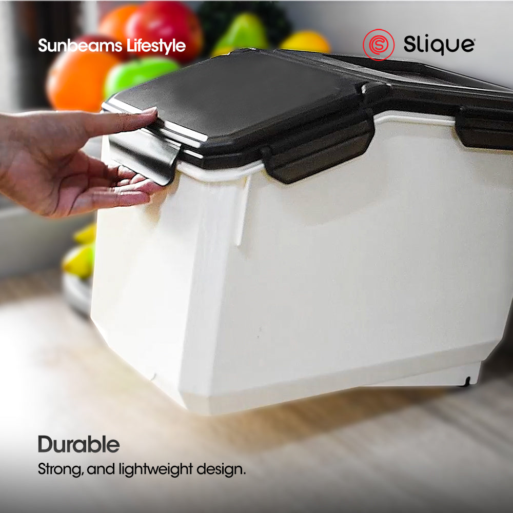 SLIQUE Premium PP Rice Storage Container w/ Measuring Cup