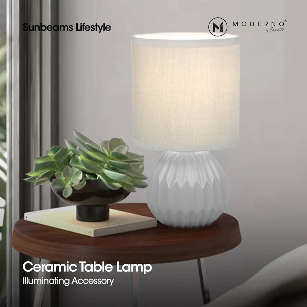 MODERNO Premium Ceramic Table Lamp Contemporary Design