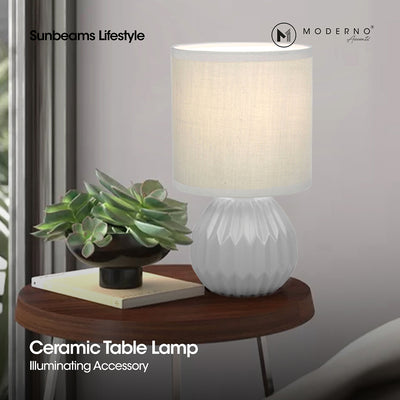 MODERNO Premium Ceramic Table Lamp Contemporary Design