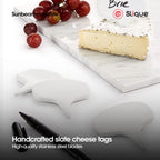SLIQUE Porcelain Cheese Marker [Set of 6]