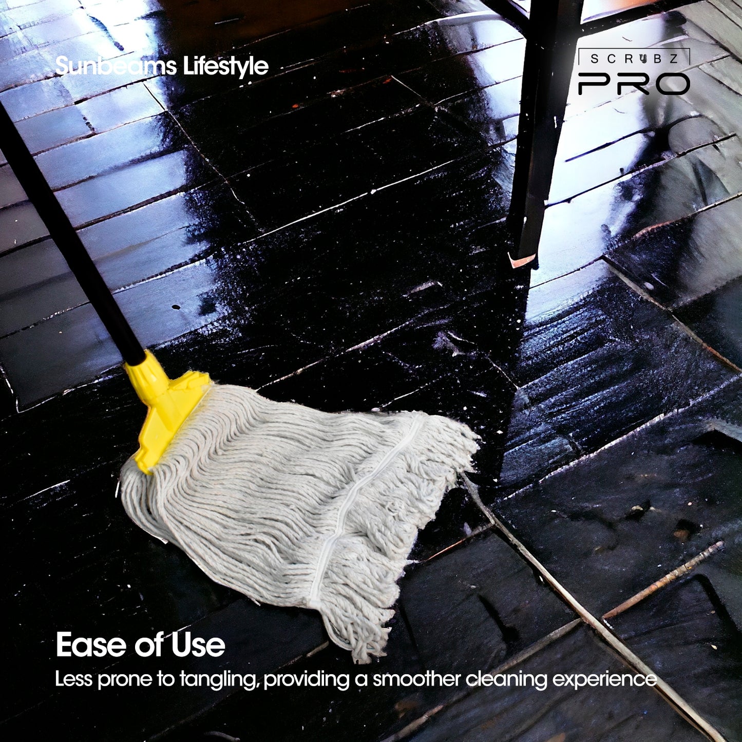 SCRUBZ Pro Wet Cotton Mop Combo 20oz, Floor mop
