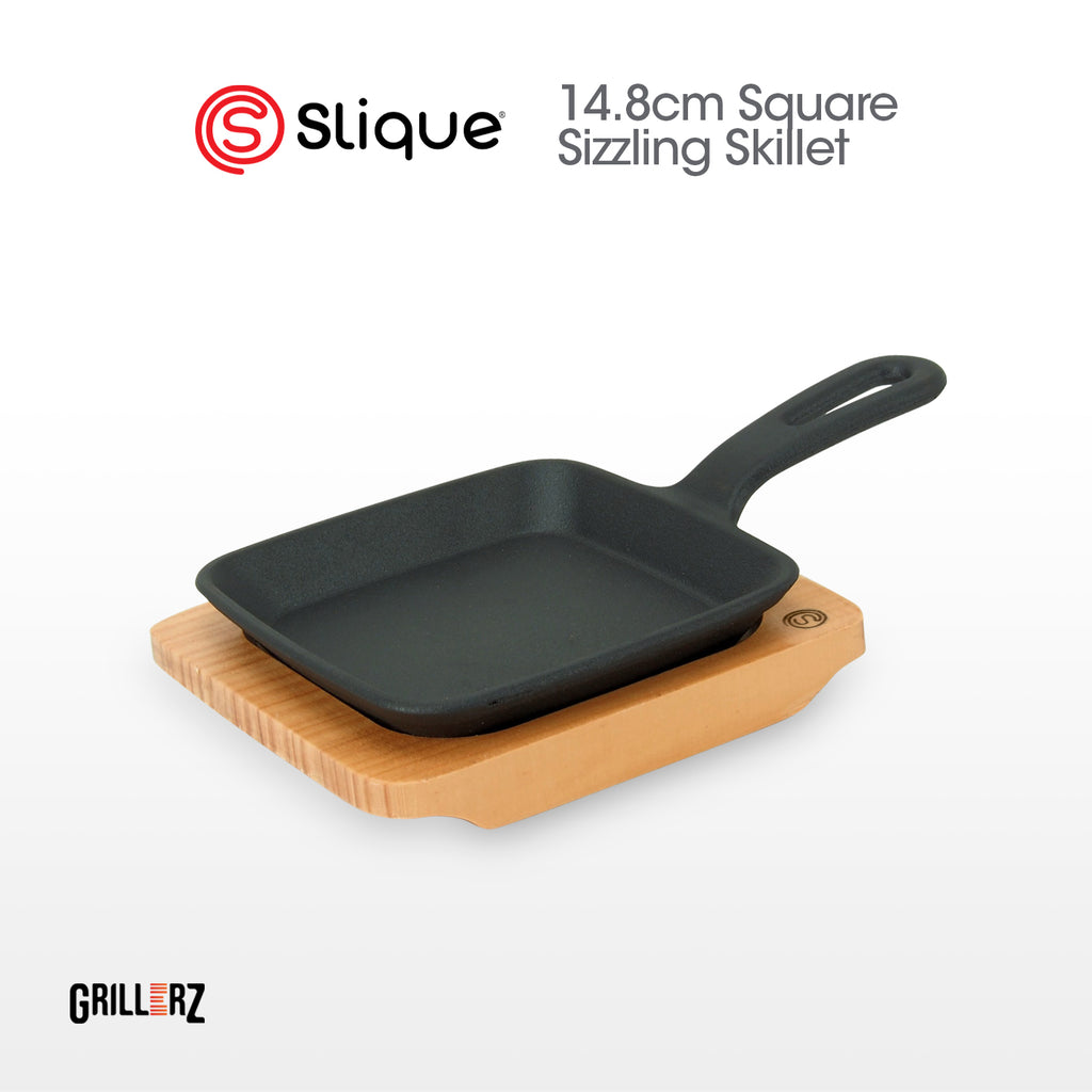 [Official] Slique Cast Iron Sizzling Soup Pot/Casserole & Skillet - Heavy Duty Deep Dish Cookware