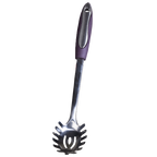 SLIQUE Kitchen Utensil Cooking Tools Serving Spoons Turner Ladle Skimmer Purple Handle