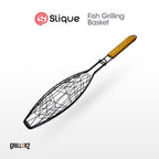 SLIQUE Grillerz Versatile Grilling Basket  Corn Grilling Basket Outdoor BBQ Accessory