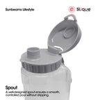 SLIQUE 1600ml Water Pitcher BPA-Free Easy Grip Handle Leak-Proof Lid Cold Beverage Fridge-Ready