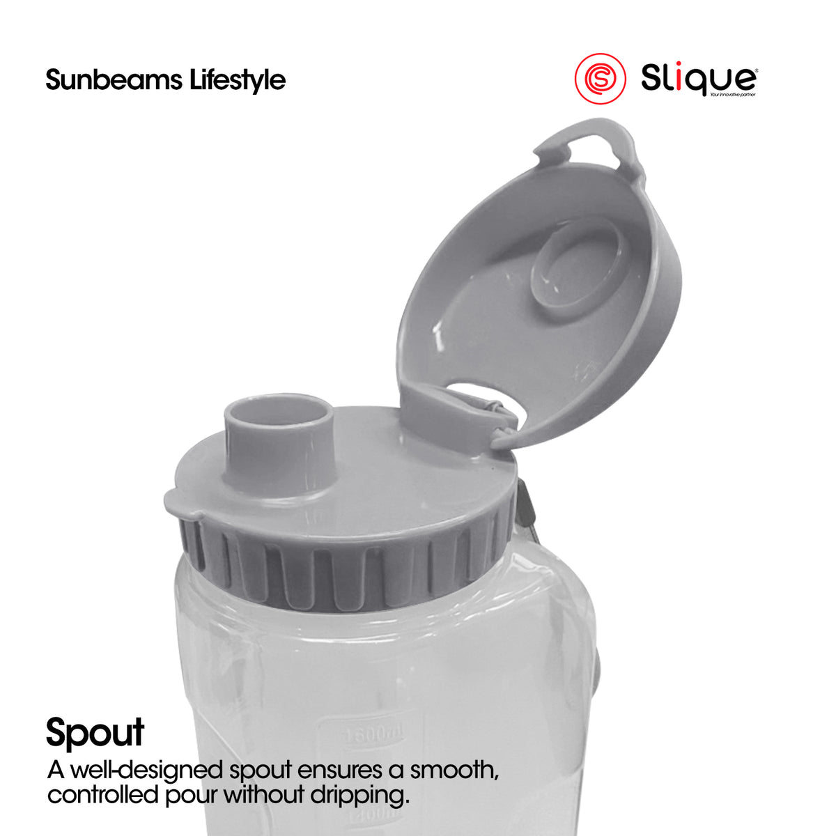 Slique Avotech Fridge Bottle Water Pitcher Set BPA-Free Leakproof Cold Beverage Jug