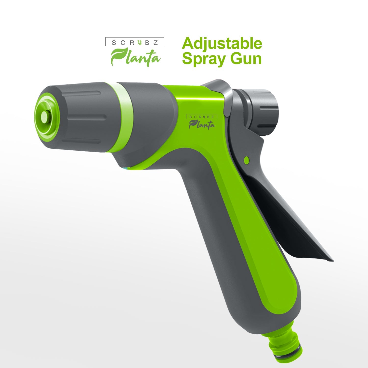 SCRUBZ Planta Garden Hose Nozzle Spray Gun, Soft Grip,  Garden Tools, For Watering Plants, Carwash