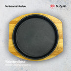 [Slique Official] Cast Iron Specialty Pans Takoyaki Maker, Egg Frypan, Burger Press - Induction Ready