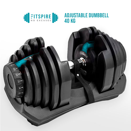 FITSPIRE Adjustable Dumbbell Weight lift Dumbbell Exercise Fitness Strength Training Workout Equipment
