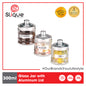 SLIQUE Glass Jar w/ Glass Lid | Ceramic Lid | Aluminum Lid [Set of 3]