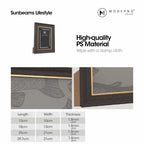 MODERNO Single Picture Frame - 2 Tone with Gold Side Photo Frame