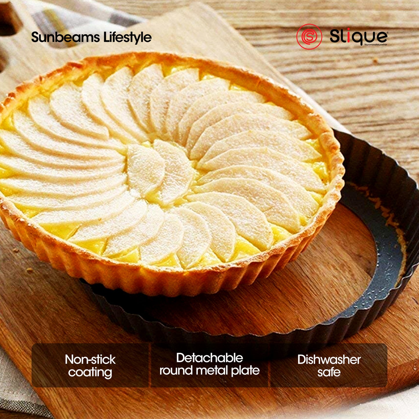SLIQUE Chicha Pan 26x26x2cm | Oven Safe | Non-Stick