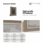 MODERNO Single Picture Frame - 2 Tone with Gold Side Photo Frame