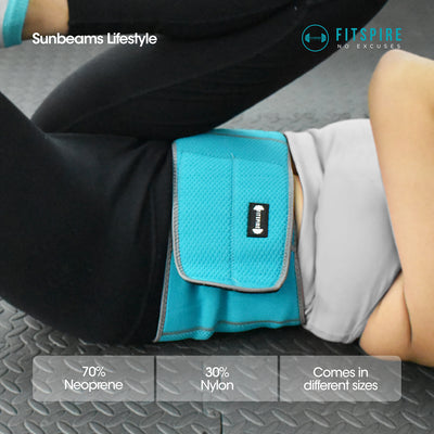 FITSPIRE Waist Support 70% Neoprene | 30% Nylon Exercise| Fitness| Home Gym| Workout Equipment| Yoga Amazing Gift Idea For Any Occasion!