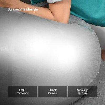FITSPIRE Premium PVC Anti-Burst Stability Gym Ball w/o Pump Workout Equipment Amazing Gift Idea for Any Occasion!