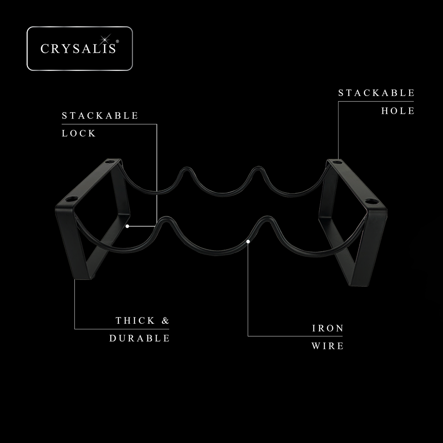 CRYSALIS Premium Wine Rack