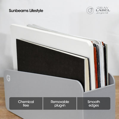 Gray Label Premium Pen Holder High Impact Polystyrene Plastic