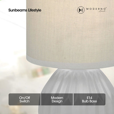 MODERNO Premium Ceramic Table Lamp Contemporary Design