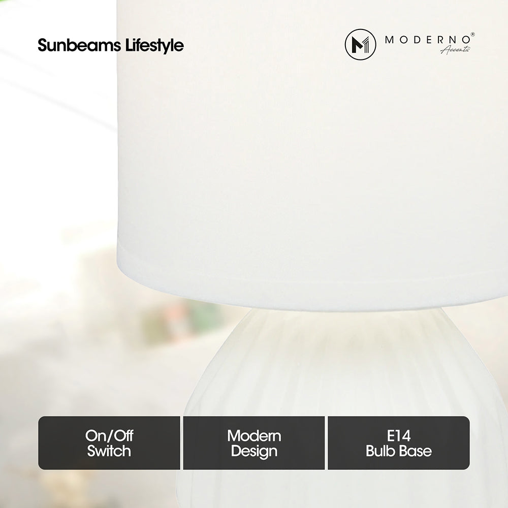 MODERNO Premium Ceramic Table Lamp Contemporary Design