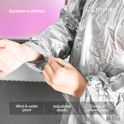 FITSPIRE Sauna Suit PVC Exercise| Fitness| Home Gym| Workout Equipment| Yoga Amazing Gift Idea For Any Occasion!